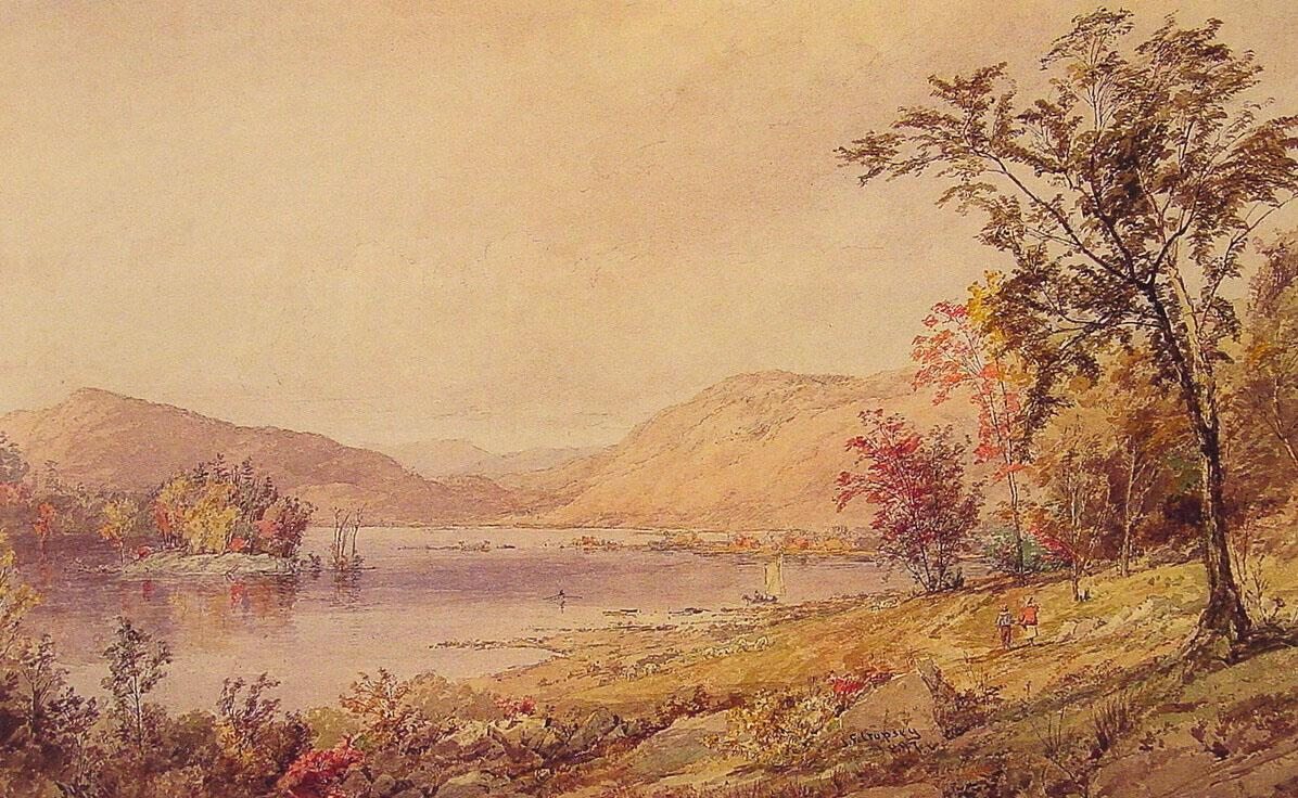 Jasper Francis Cropsey Greenwood Lake, New Jersey
